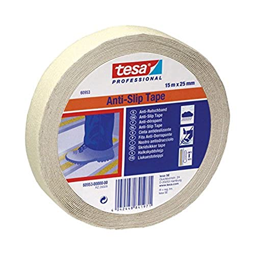 Tesa 60953-00000-00 - Cinta Antideslizante - 15M X 25Mm Amarilla Fluoresc.
