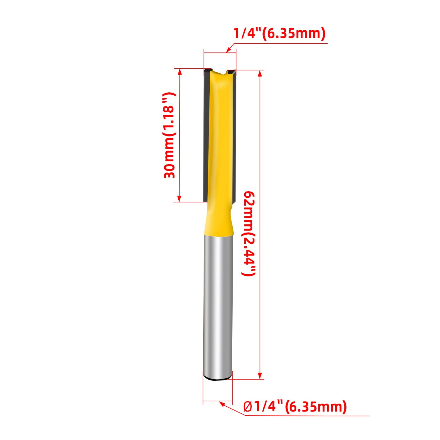 Magnate 2712 Surface Planing (Bottom Cleaning) Router Bit - 7/8