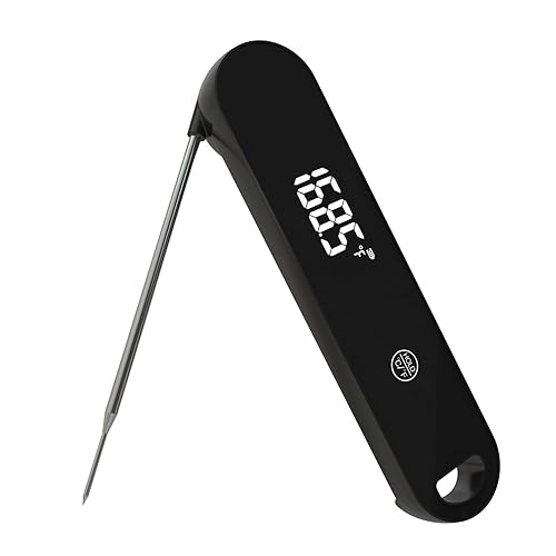 Termómetro digital para carne, termómetro de lectura instantánea de 0.5 segundos para cocinar, termómetro profesional de alimentos para cocinar IP66
