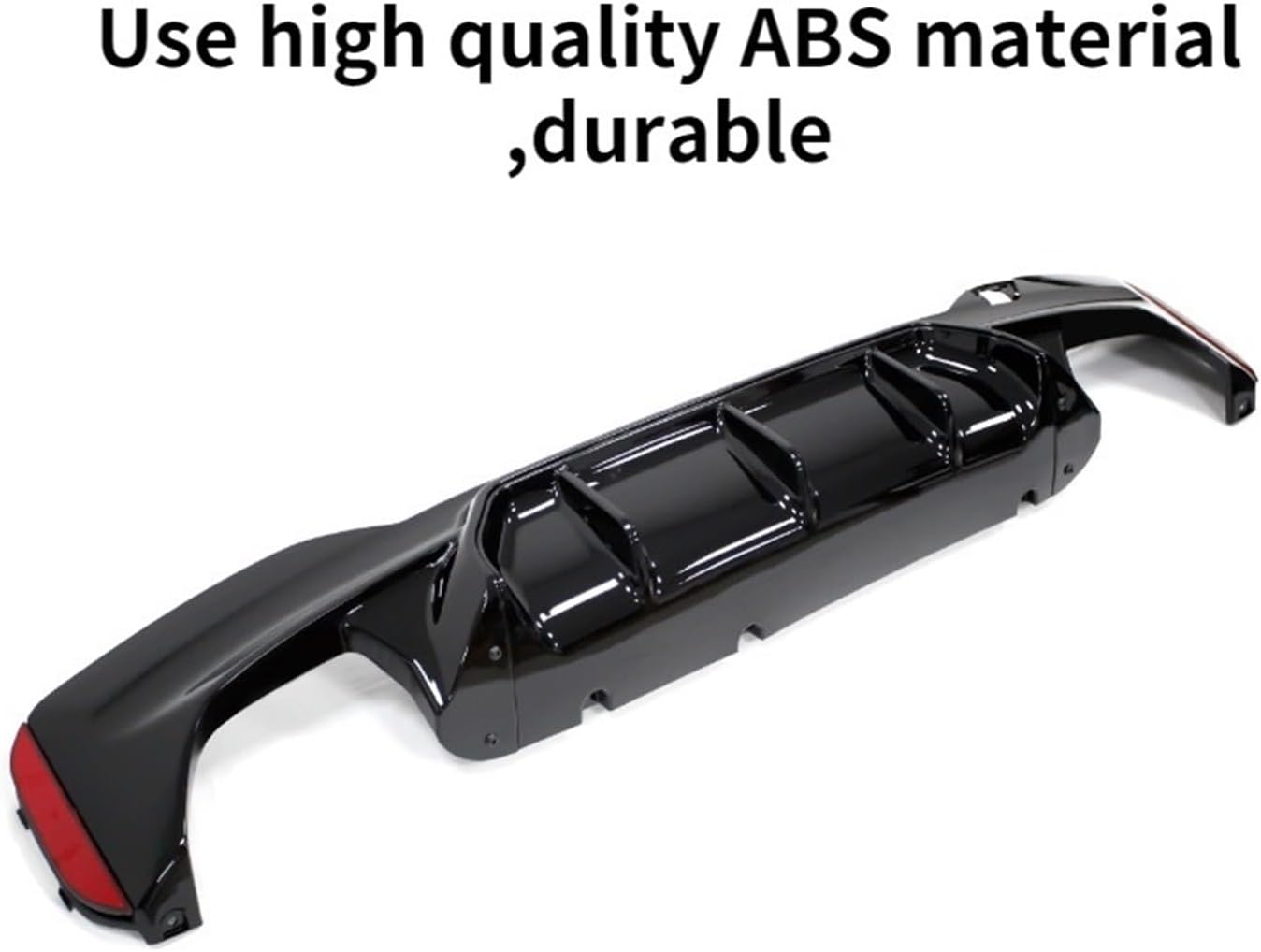 車のリアバンパーリップディフューザー ABS バックバンパーガード