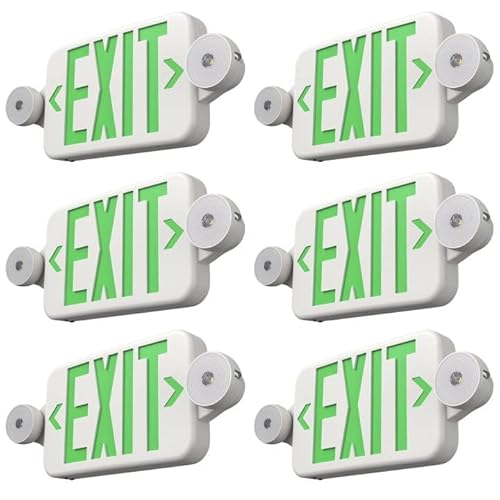 Exit Sign with Emergency Lights (6 Pack) – FREELICHT