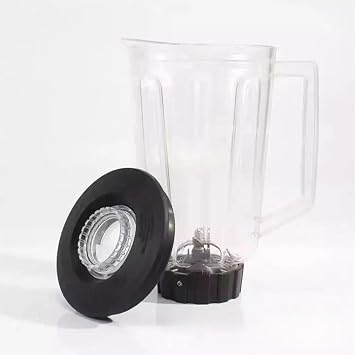 Blender Cup (Knife + Lid + Cup) 44 Oz Replacement, Compatible For Hamilton Beach 6126-HBB908CE HBB908-UK Blender Container Jar Accessories