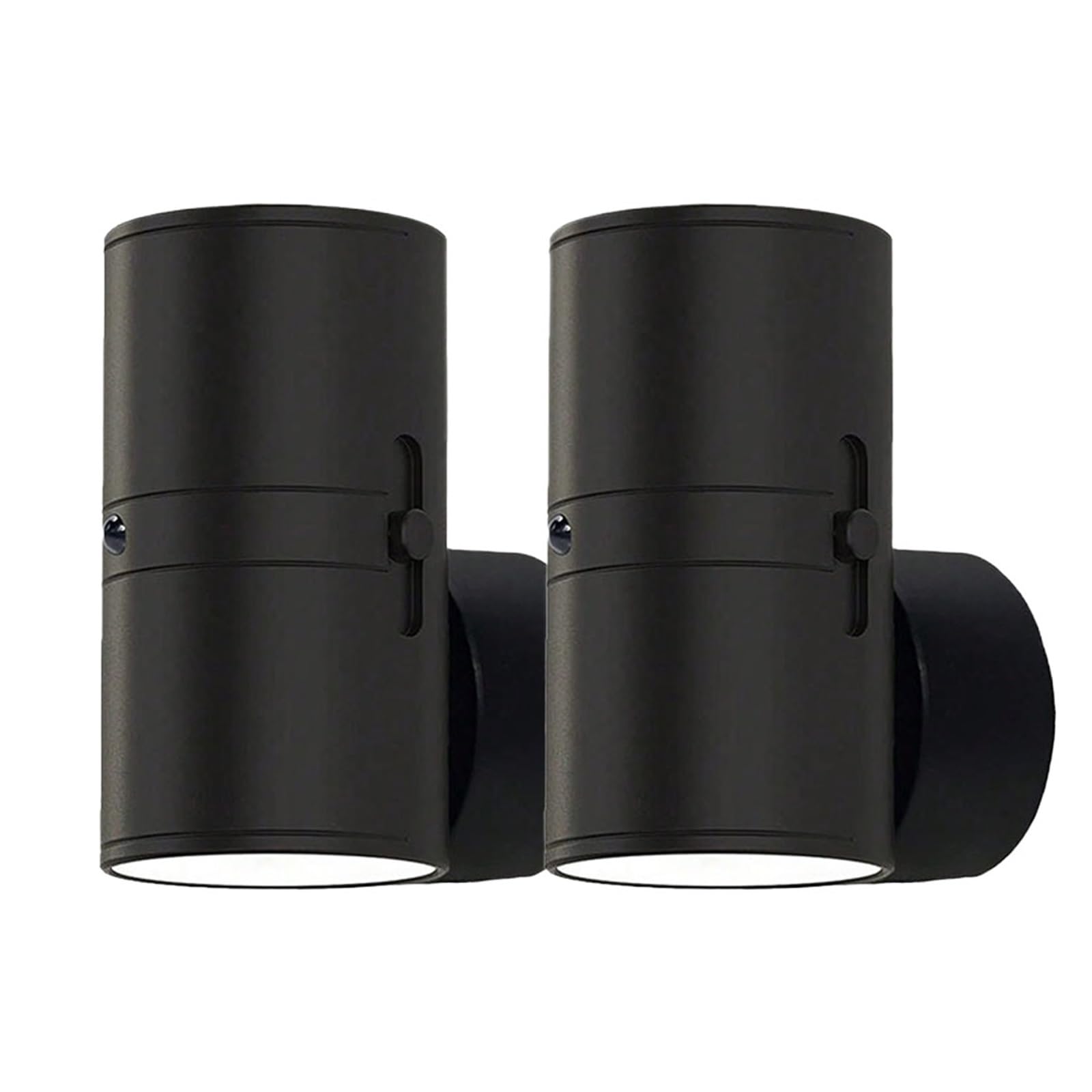Cylindryczne Lampki Nocne Podłączane Do Ściany, Ściemnialna Lampka Nocna LED Z Czujnikiem Światła, Regulowana Jasność, Korytarza I Sypialni Elastyczna Regulacja(2pcs)