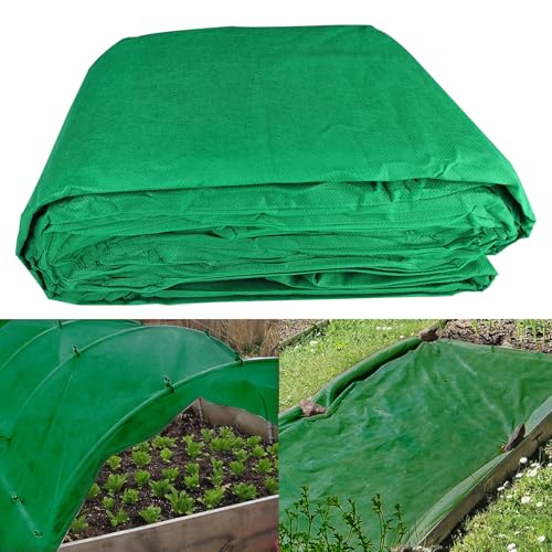 Kwaiyole Telo protettivo antigelo per piante, 30 g/m², 1,5 x 10 m, per piante e ortaggi invernali all'aperto, prevenzione del surriscaldamento estivo e barriera contro gli insetti