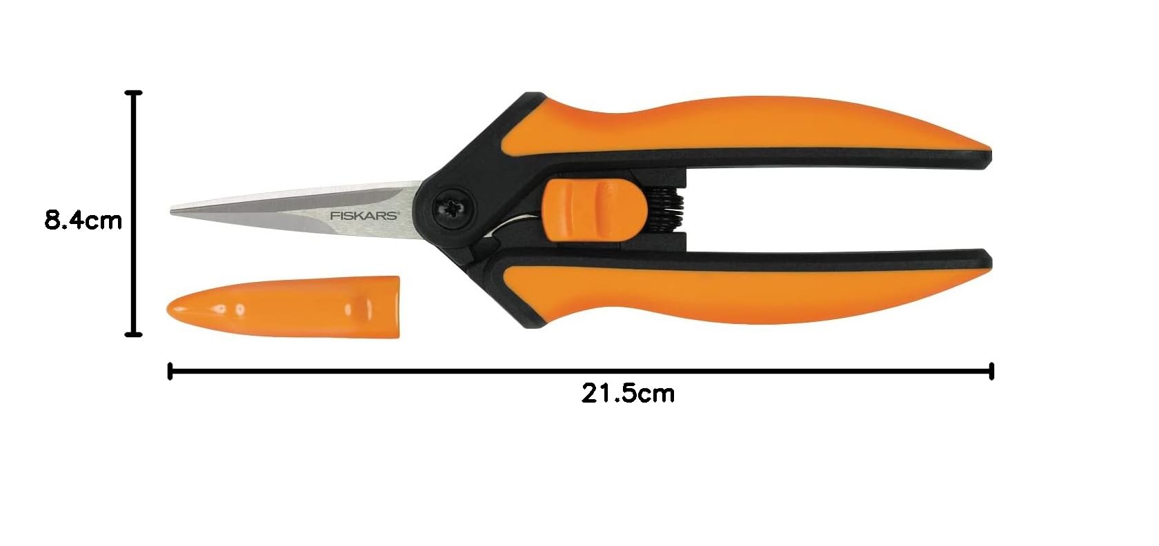 Fiskars Solid Ciseaux à élaguer, Orange/Noir