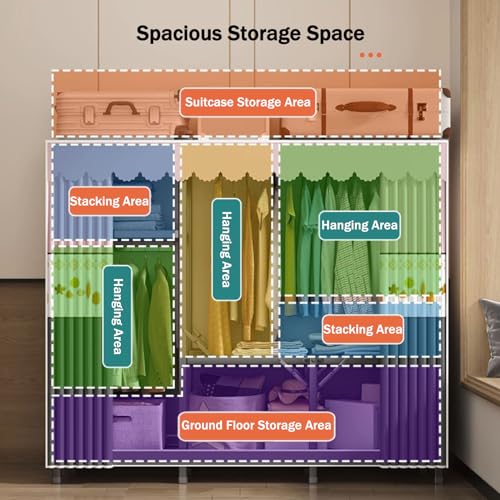 Armoire pliable portable pour remédier au manque de placards fixes - 3