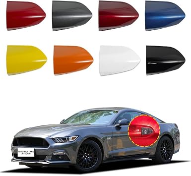 Car Exterior Door Handle Cap Compatible with Ford Mustang 2015 2016 2017 2018 2019 2020 FR3Z-63218A15-ACPTM FR3Z-63218A15-AAPTM Door Handle Cover Accessories Lock Cap Black