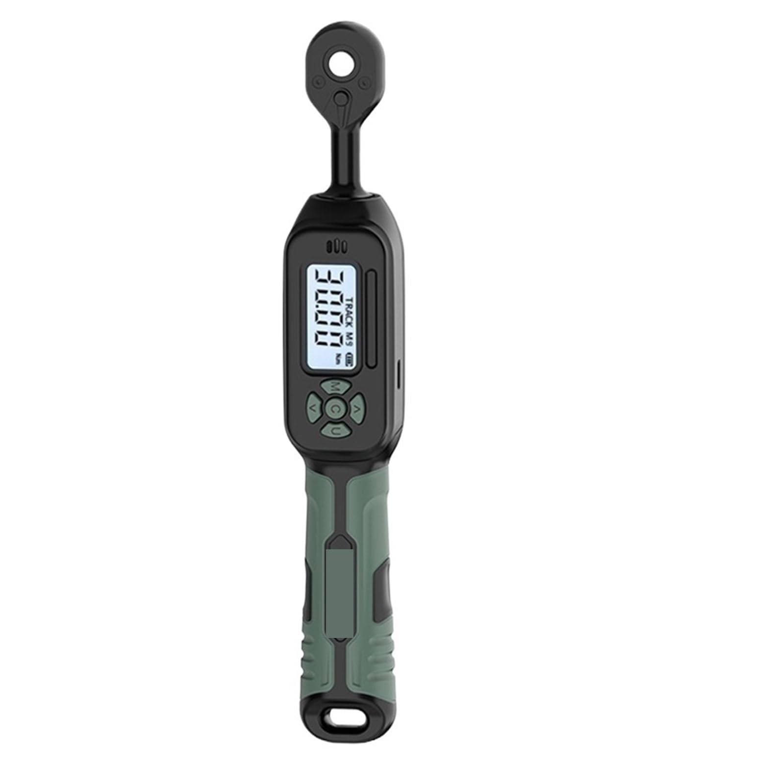 Hsyduhae 1 4 1.5-30N.m Green Torque Wrenches Digital Torque Wrench 1/4 3/8 1/2" Drive 0.6-400N.mdisplay Multiple Alert For Auto Motorcycle Torque Bar(1 4 1.5-30N.m Green)