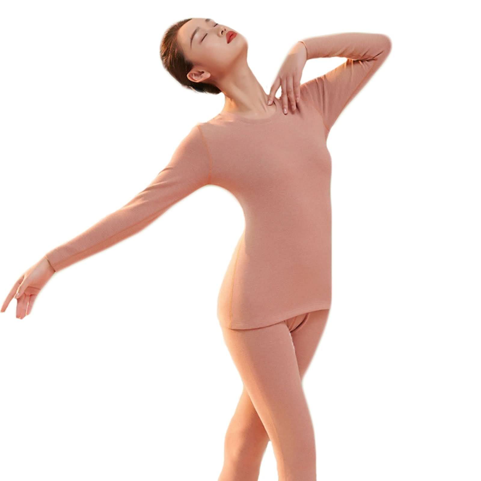 Daesar - Conjunto de Ropa para Mujeres,Ropa Térmica para Mujer Ropa Termica Coral Mujer