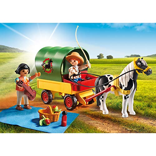 Playmobil 6948 Enfants Avec Chariot Et Poney - vue 5