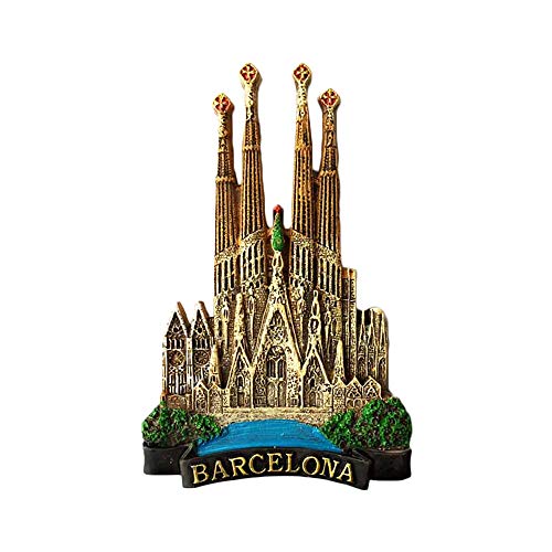 Imán decorativo resina Sagrada Familia Barcelona