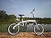 CHIMHOON Vélo pliant pour adulte de 20 pouces - Vélo pliable à 7 vitesses - Double frein en V - En acier carbone - Avant et arrière - Réglable en hauteur avec garde-boue (90 % pré-monté) #5