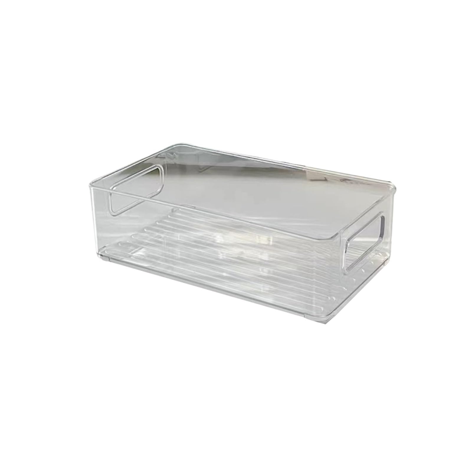 MJINA Acrylic Storage Box Desktop Cosmetics Plastic Box Dormitory Household Facial Mask Skin Box Refrigerator Storage Box(A2)
