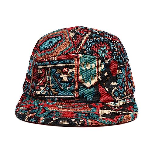 Image of 5 Panel Camper Hat | Multi-Color Unique Designs | Caps for Men & Women | Large or X-Large