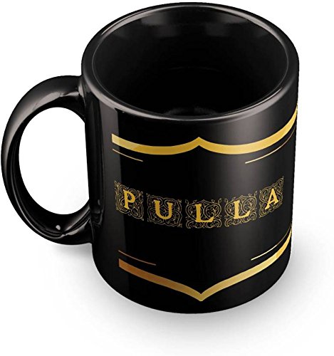 Khakee ® Pulla Name Tea and Coffee for Gift and Self Use Ceramic Coffee Mug Gift