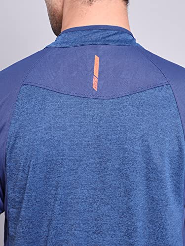 Image of TECHNOSPORT Men's Polyester Slim Fit T-Shirt