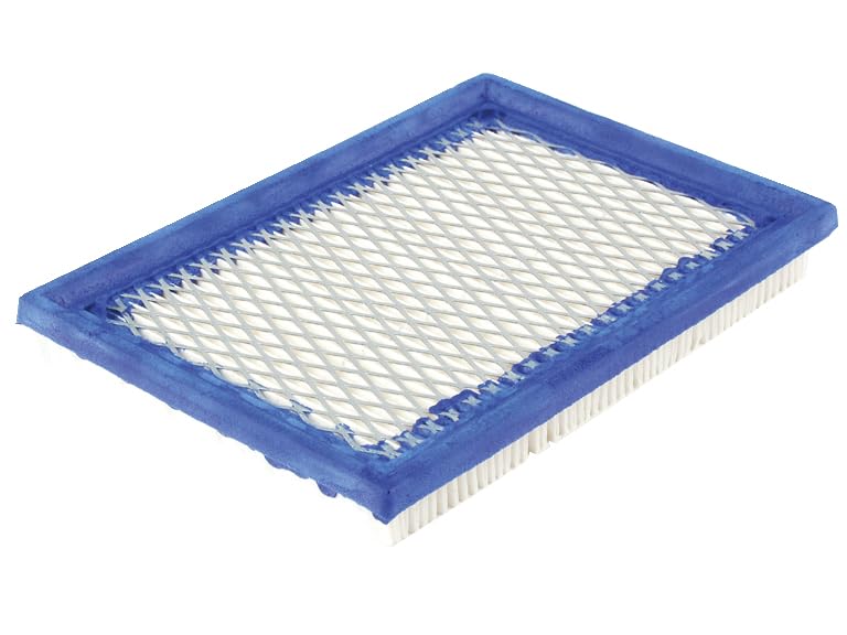 Ratioparts 160 x 115 x 20mm Flat Air Filter for Briggs & Stratton, John Deere, S Air Filter, Flat White Blue