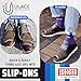 uLace Slims No-Tie Shoelaces - Elastic Shoe Laces for Sneakers - Canvas/Off White