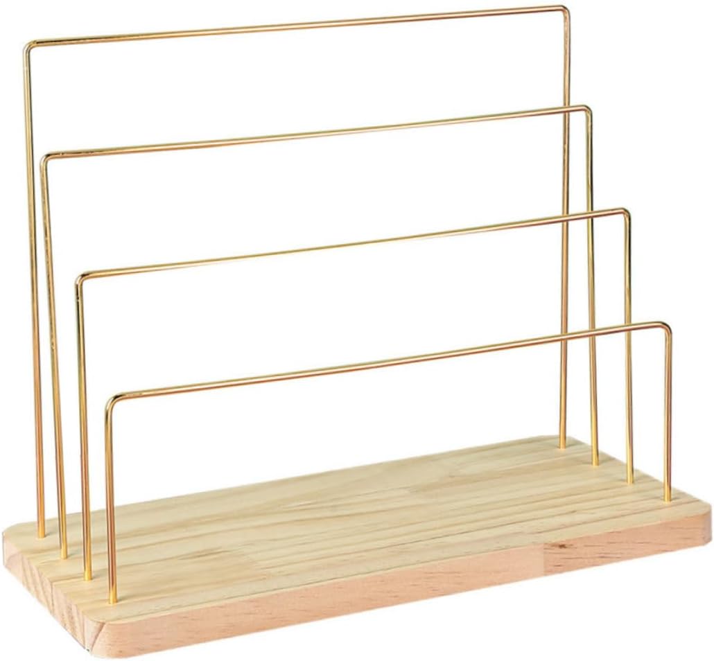 Wooden Earring Organizer Display Stand Elegant Ear Holder Card Inserts for Jewelry Storage Use