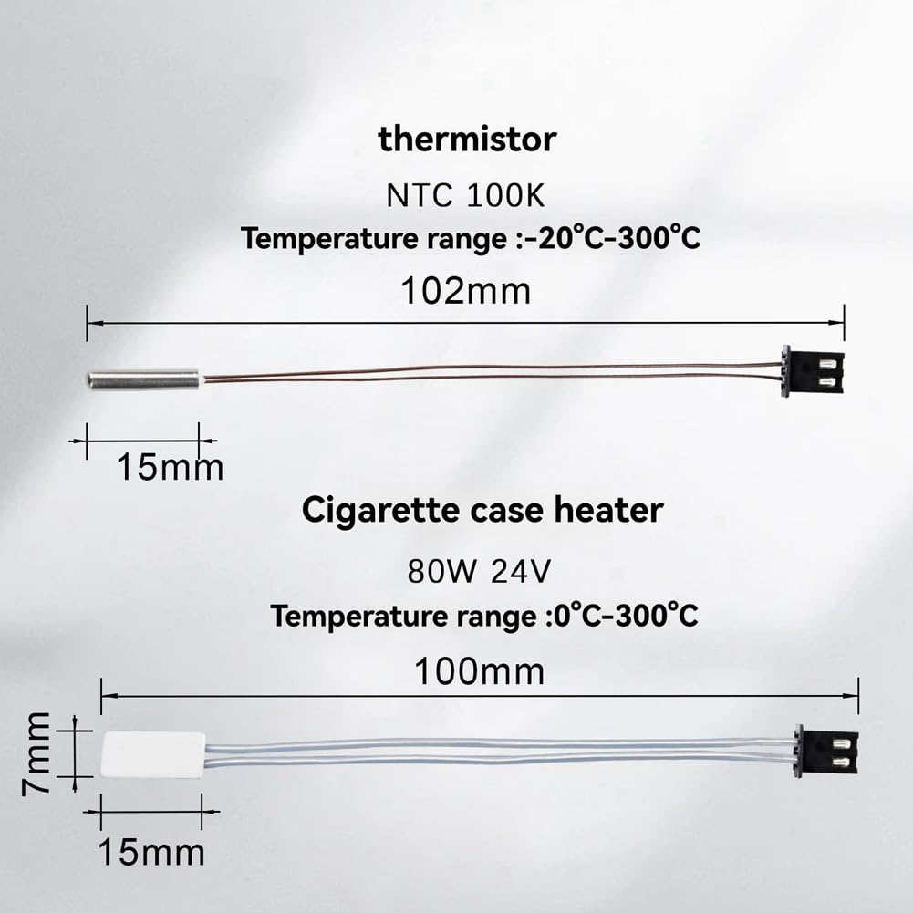 Kit Hotend PourIR3 V2, Throat Heating Integrated Thermistor NTC100k, Throat Extruder Heater Block, Pièce D'Imprimante 3D