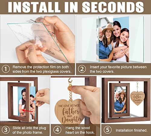 Fathers Day Gifts From Daughter Son Kids Dad Gifts For Dad Who Wants Nothing Best Dad Gifts Dad Picture Frame For 4X6 Photos Father In Law Gifts For Dad Birthday Gifts For Step Dad Bonus Dad New Dad #TOP6