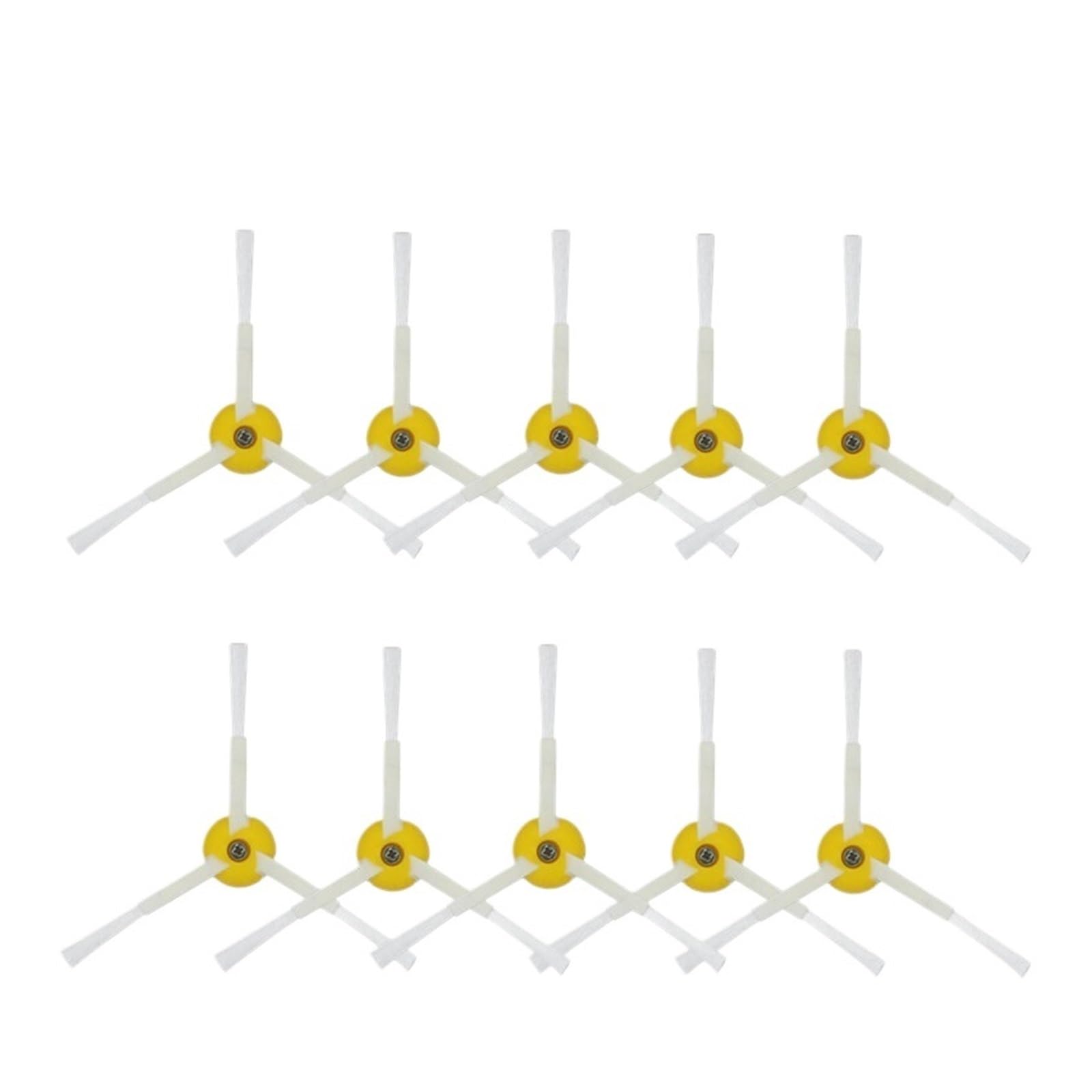 Qlmxjvzhkcn 10Pcs ，Compatible For Roomba，800 900 Series Sweeping Robot Side Brush Accessories Three-Arm Side Brush(10Pcs)