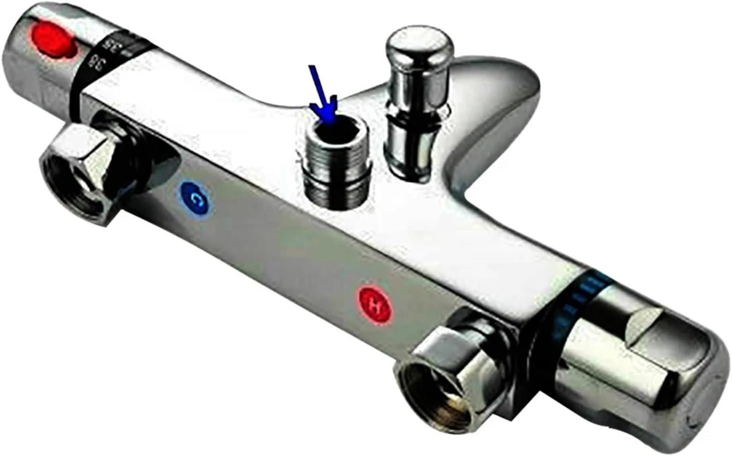 DN20 thermostatic mixing valve Temperature Control Shower Valve Faucet Shower Pipe Thermostat Valve Wall Mounted Concealed
