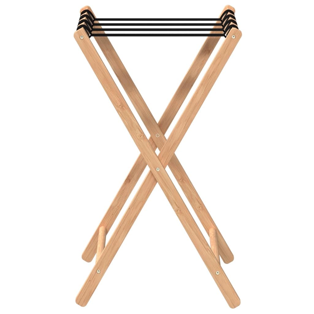 vidaXL Portabagagli 68,5x38x58 cm Bambù