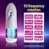 Cup Mâsturbatéur Homme automatique Electrique Vibrant Chauffant Succion Mâsturbatéur MaSculin tasse d'avion vibrante rechargeable pour hommes masturbeuse homme va et vient automatique a7 #1
