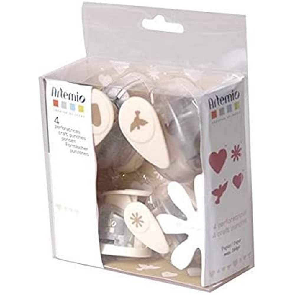 Artemio 4-Piece Punches Wedding Kit, Multi-Colour