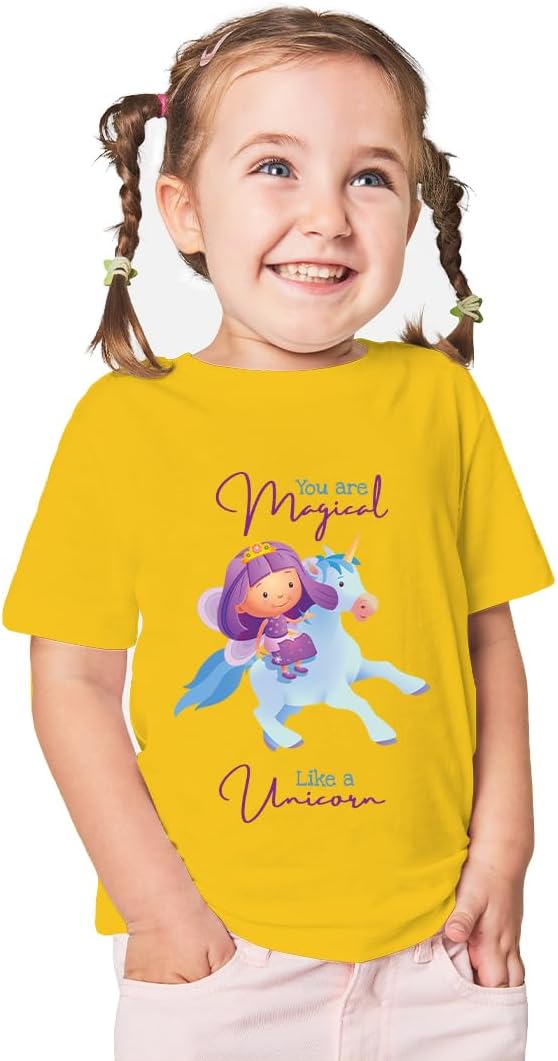 Purple TurtleColour Fairies Kids' T-Shirt - Magical Unicorn - for Infants, Toddlers, Girls