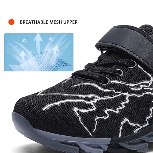 QINGCOMFACAI Little/Big Kids Sneakers for Girls Boys Lightweight Sport Shoes Mesh Breathable Athletic Shoes School Running Tennis Shoes3