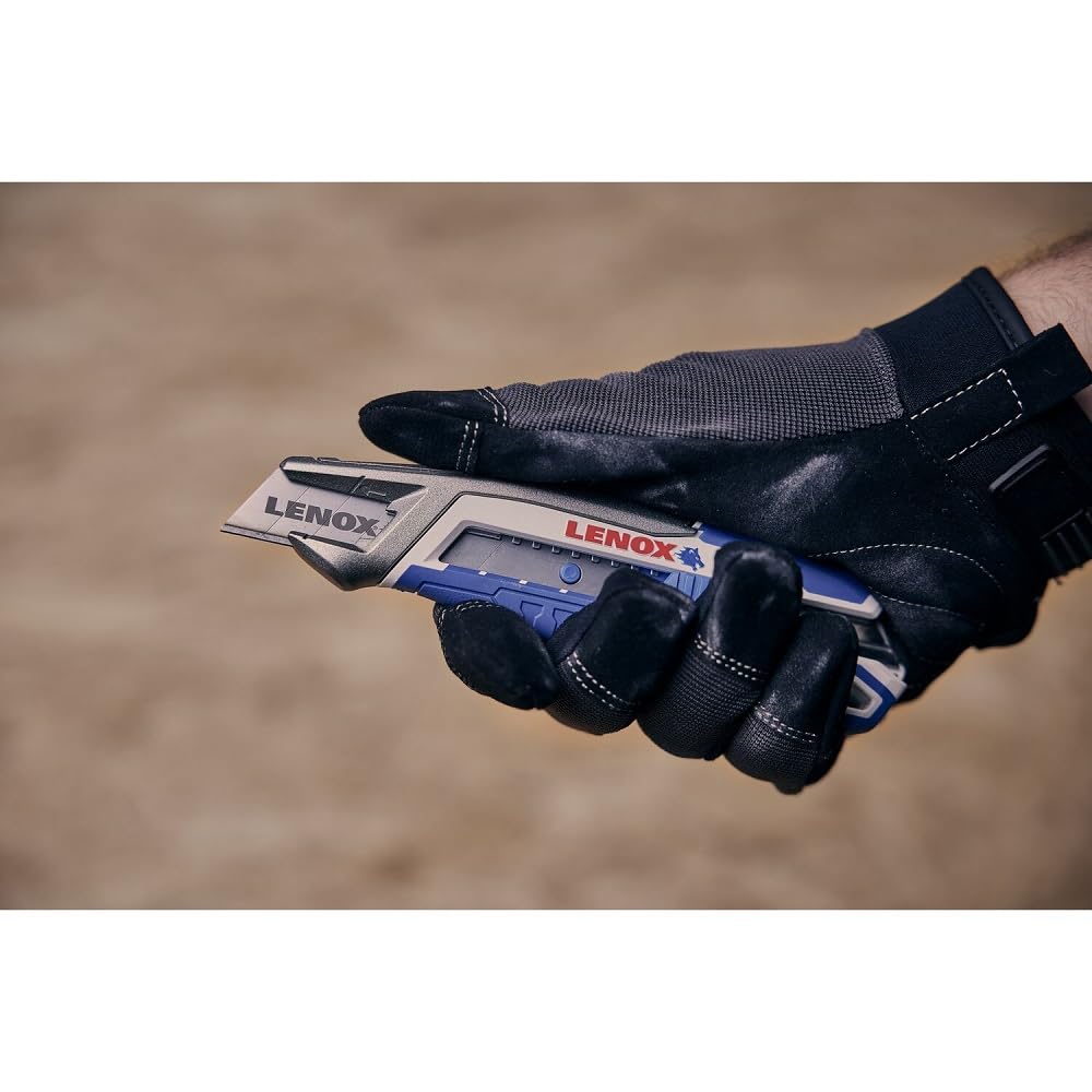 LENOX Ergonomic Utility Knife, Fast Snap with Magnetic Blade
