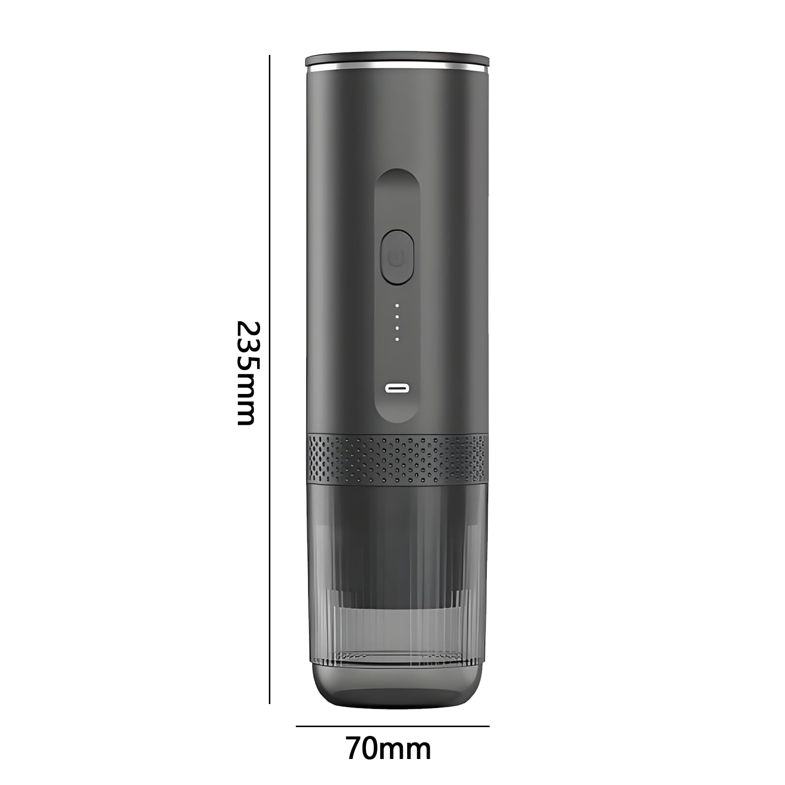 Cafetera Portatil Capsulas,Maquina Cafe Portatil,Espresso Machine,Carga USb-C, Compatible Con Café Molido y Cápsulas, Ideal Para Acampadas, Viajes y Excursiones, Calefacción Inalámbrica (blanco)