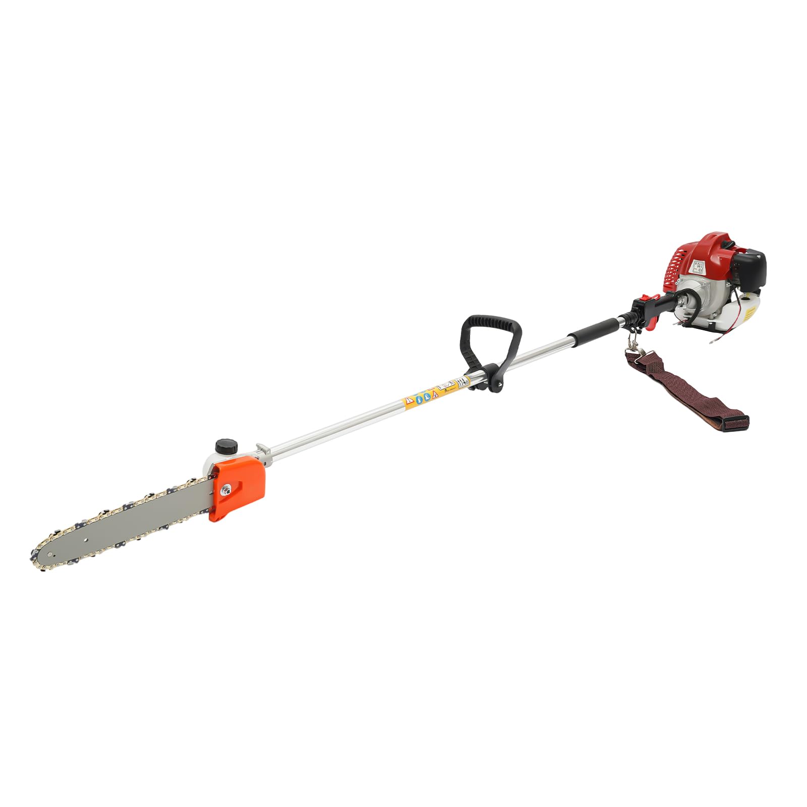 Motosierra de gasolina, motosierra de gasolina, motor de 1,25 kW, mango largo, apto para cortar madera y para el cuidado de árboles en parques y zonas forestales