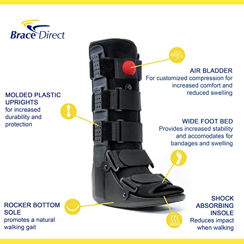 Brace Direct BTS118-M-2 Air Cam Walker Fracture Boot Tall- Full Medical Recovery thumb #3