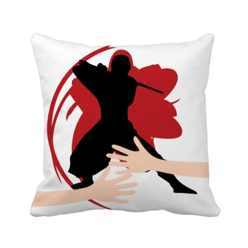 Coussin Katana samouraï Bushido housse de décoration japonaise