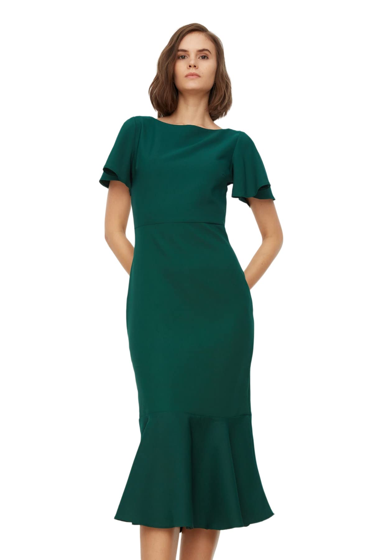 Trendyol Sukienka Kobiety Twoss20el1342