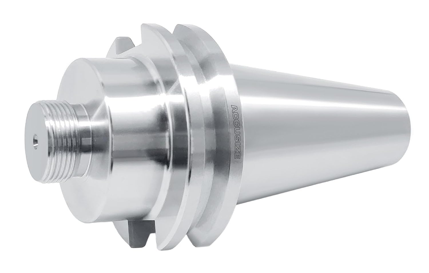 Accusize Industrial Tools CAT40 Shank Holder (Drawbar 5/8"-11), Fits 2" Boring Head 0350-0002, Threaded 7/8"-20, 0538-0002