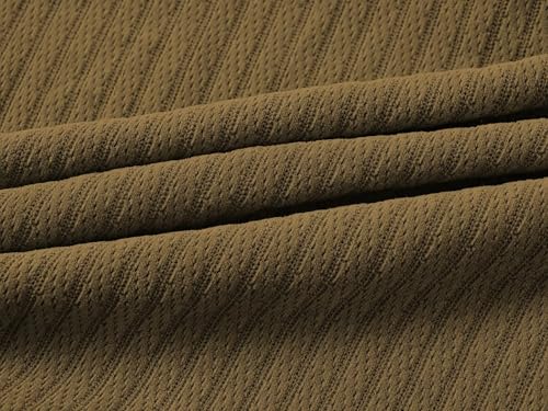 Tyhengta Men's Henley Knitted Hoodies Casual Pullover Hooded Sweatshirts Army Green X-Large