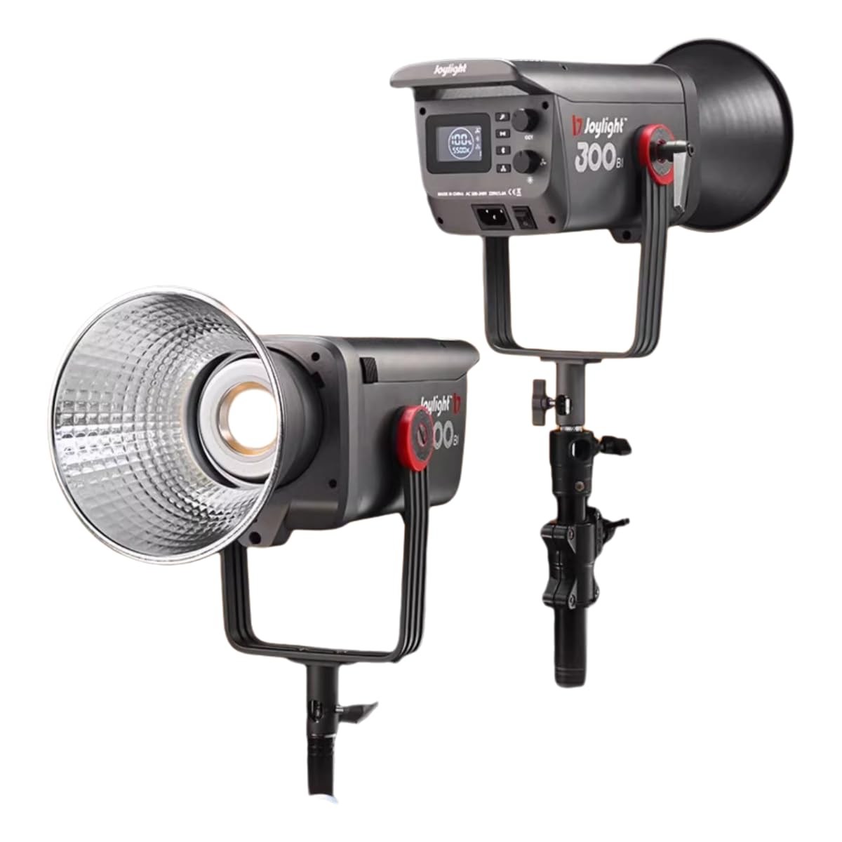 JINBEI JL300BI 300W Bi-Color COB Led Video Light 2700K-6500K SSI>91 RA>96 Bowens Mount Continuous Lighting for Photography 9 Lighting Effects Bluetooth APP Control