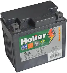 Bateria Moto Super 100 Heliar Htz6l Powersports Selada