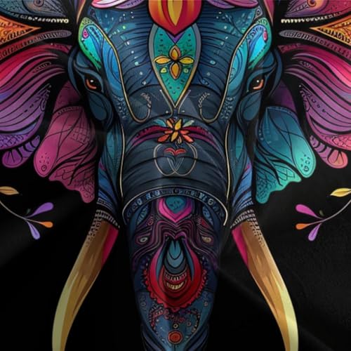Housse couette éléphant 3D avec taie d'oreiller lit Super King