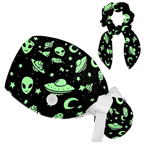 Bonnet bouffant à nouer lune pour le laboratoire et la cuisine