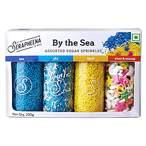 Image of Serapheena Sugar Sprinkles - by The Sea, 100g | Cakes and Cupcakes Decoration Kit