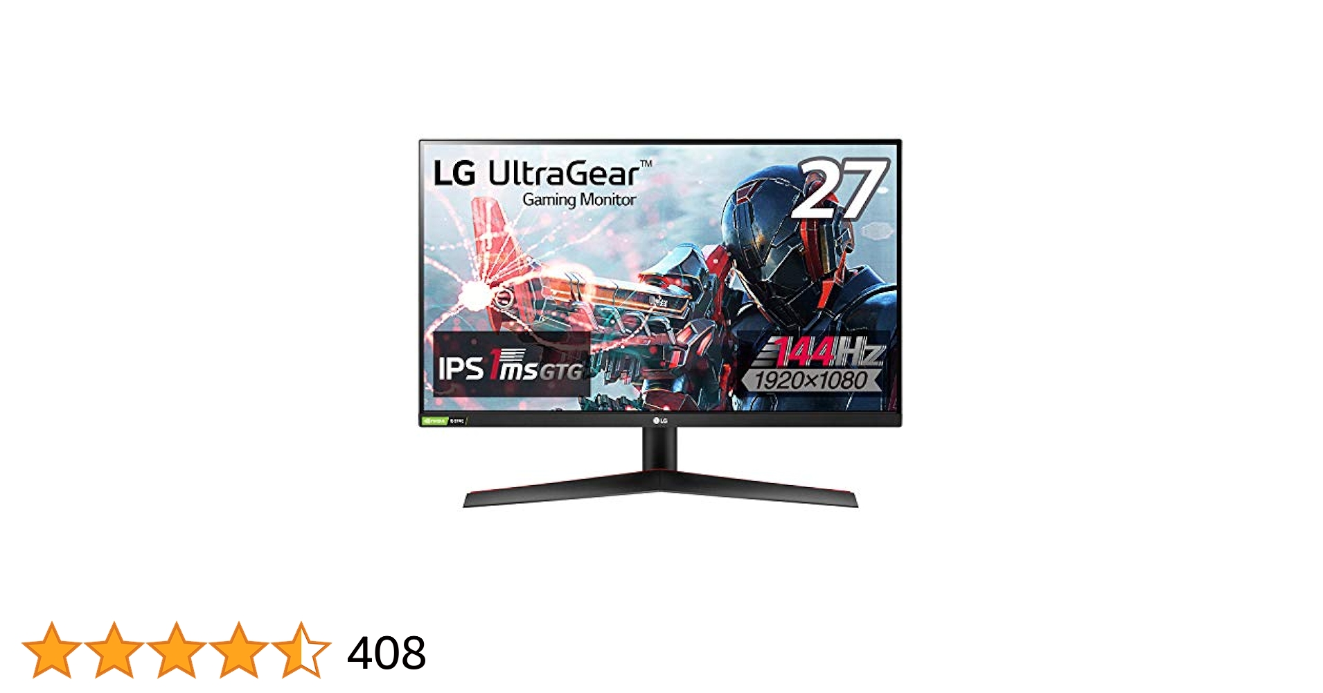 LG ゲーミングモニター  27インチ　144hz 27