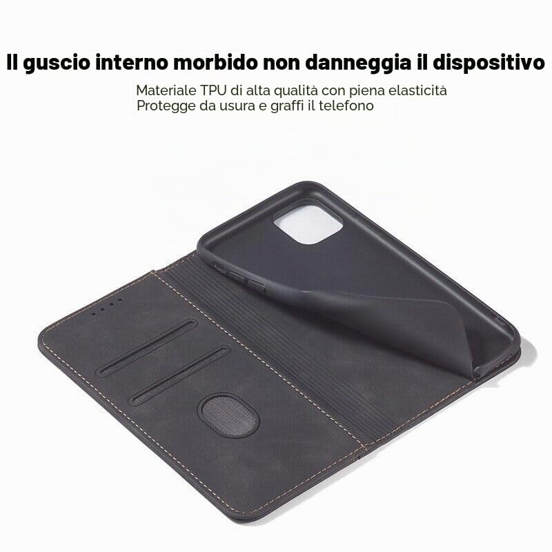 Mixroom - Custodia Cover Case a Libro Blu per iPhone 12 / iPhone 12 Pro con Stand in Ecopelle Chiusura Magnetica Formato Portafoglio Parte Interna in TPU Morbida con Bordi Piatti C05 Mixroom - Custodia Cover Case a Libro Blu per iPhone 12 / iPhone 12 Pro con Stand in Ecopelle Chiusura Magnetica Formato Portafoglio Parte Interna in TPU Morbida con Bordi Piatti C05