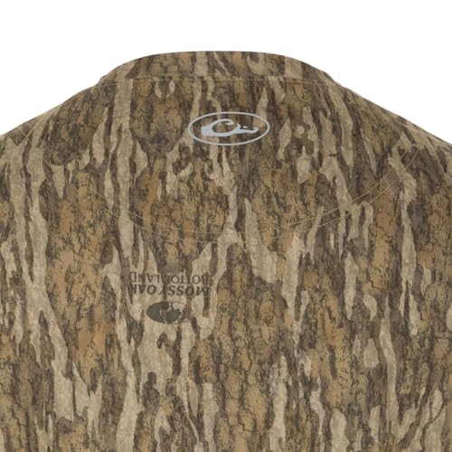 Drake Waterfowl Youth's Unisex EST Camo Performance DW1905 Outdoor UPF 50+ Stretching Lightweight Long Sleeve Crew T-Shirt4