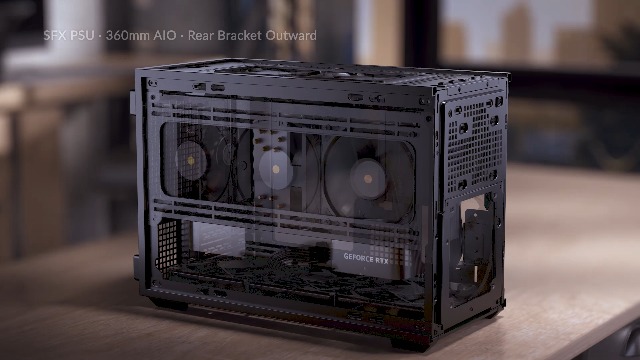 Amazon.com: Lian Li B4-mATX 21.3L PC Case, 358mm GPU, 360 AIO, 2