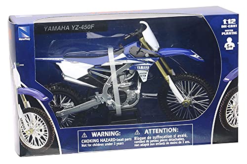 New-Ray Motorcycle Yamaha YZF 450 2017 Miniature Scale 1/12°, 57983, Multicolor - Image 3